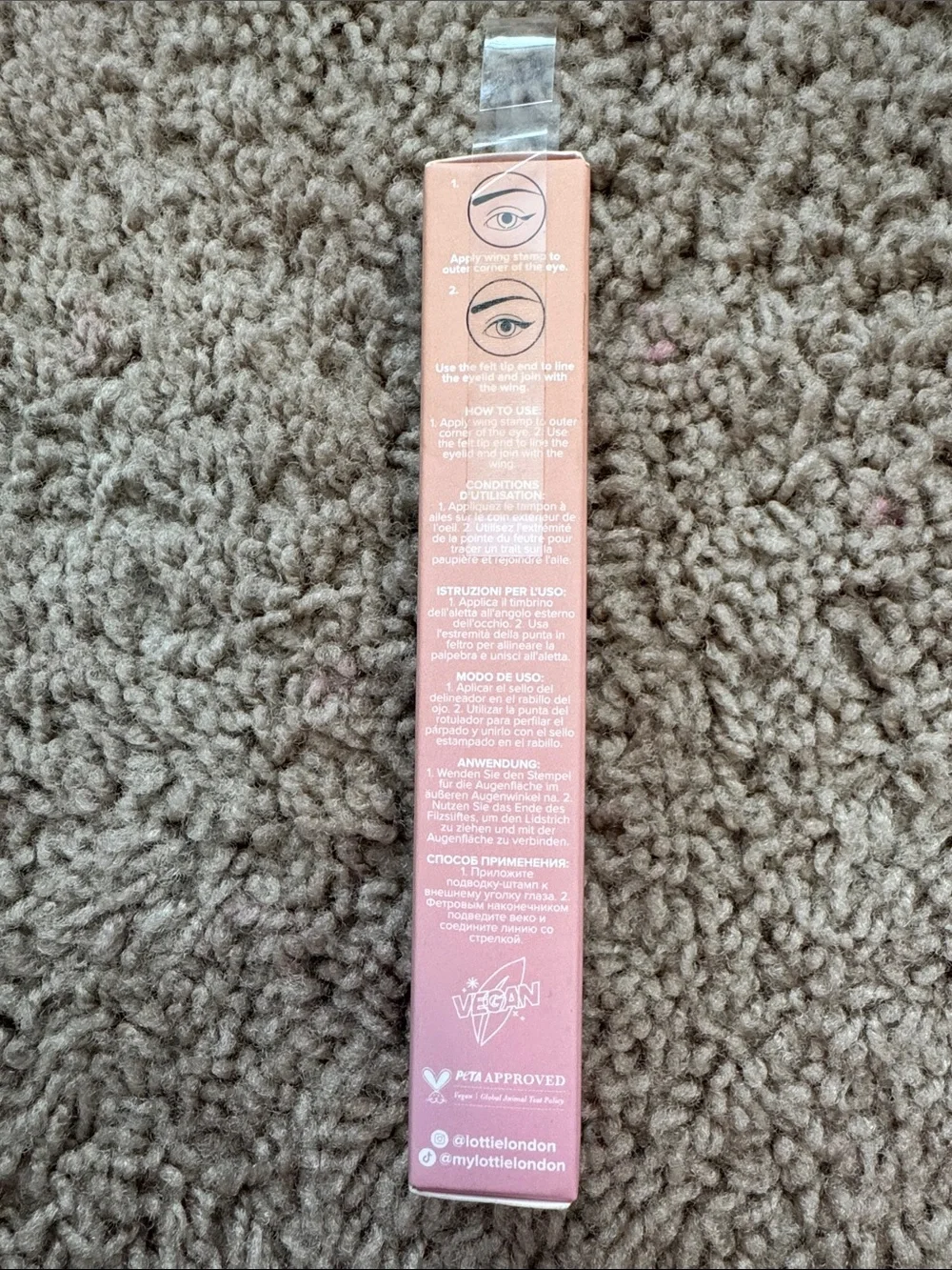 Lottie London Stamp & Wing Liner Duo -?Wing It